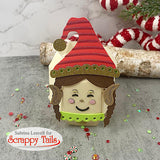 Elf Girl and Elf Boy Add-On Die for Pumpkin Pop Up