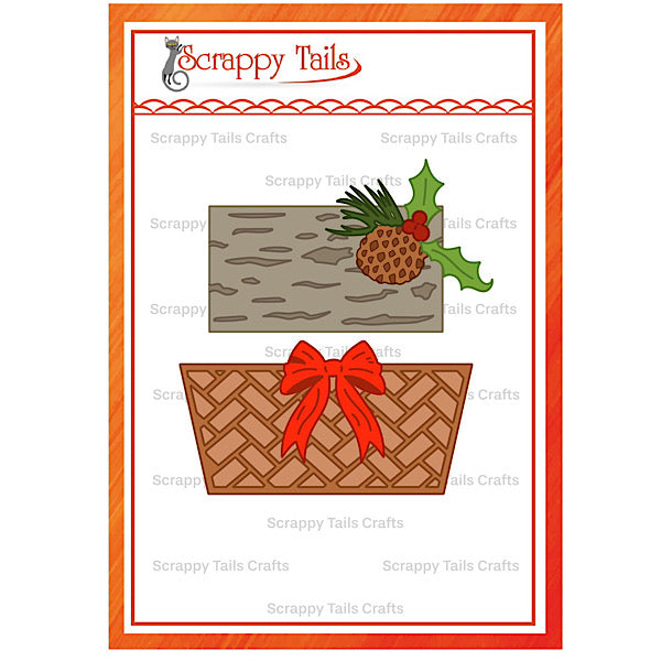 Podium Tree Trunk & Tree Basket Add-On Metal Craft Die