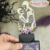 A7 Skeleton Lovers Tarot Card Cover Plate Metal Craft Die