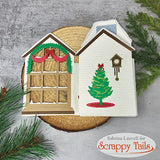 Christmas House Chair & Christmas Tree Metal Craft Die