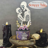 A7 Skeleton Lovers Tarot Card Cover Plate Metal Craft Die