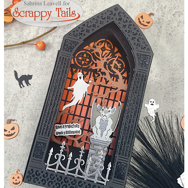 Cathedral Window Trifold Add-On Metal Craft Die