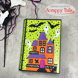 A7 Haunted House Pop Up Card Metal Craft Die