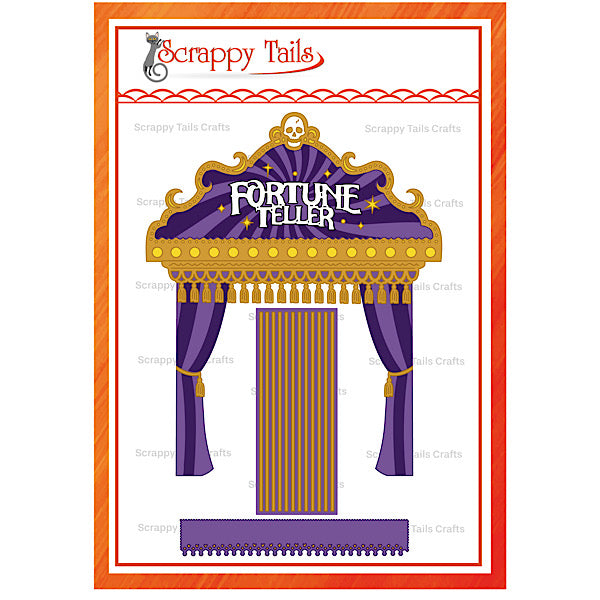 Fortune Teller Booth Add-On Metal Craft Die