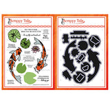 6X8 Good Fortune Stamp Set & Coordinating Metal Craft Die Bundle