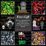 Save 5% + 4 FREE embellishment mixes- Limited Time -  Classic Horror Novel Metal Craft Die Bundle