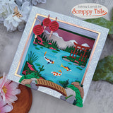 Japanese Cherry Blossom Torii Gate Add-On Metal Craft Die