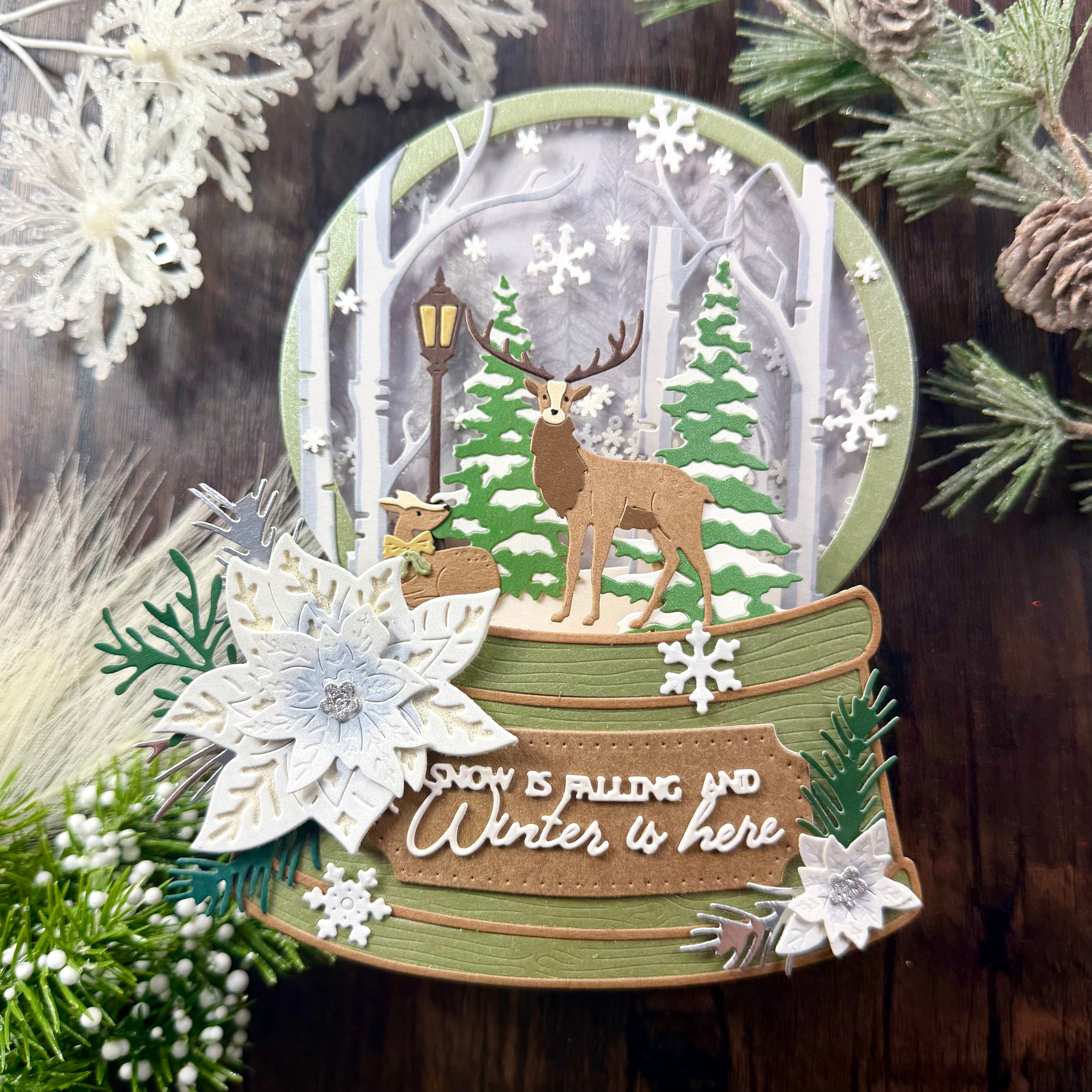 Birch Tree Pop Up Tunnel Card Metal Craft Die