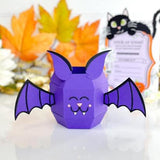 Bat & Cat Duo Add-On for A7 Pumpkin Pop Up Card Metal Craft Die