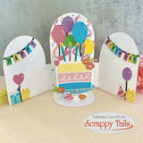 Birthday Trifold Add-on Metal Craft Die