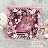 5 Piece Japanese Cherry Blossom Metal Craft Die Bundle