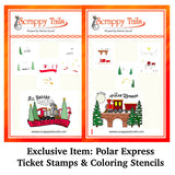 Limited Edition - 13 Piece Polar Express Deluxe Card Kit - Special Value 20% Off