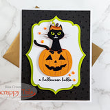 Cute Bat with Jack O’Lantern Metal Craft Die