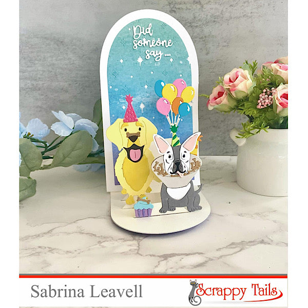 Birthday Dog Treats Metal Craft Die