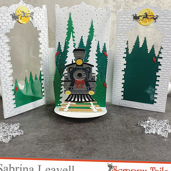 Limited Time Save 10% - 4 Piece “Train Station Pop Up Tunnel Card Bundle”