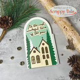 Winterscape Village Metal Craft Die