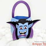 Vampire Add-On for A7 Pumpkin Pop Up Card Metal Craft Die