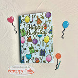 A7 Birthday Coverplate Metal Craft Die