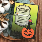 Cute Halloween Party Card Kit