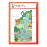 Waterfall Koi Pond Trifold Metal Craft Die