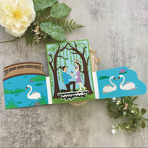 Engagement Couple Metal Craft Die