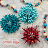 3D Pointy Snowflake Ornament Craft Die