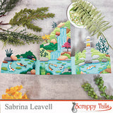 Waterfall Koi Pond Side-Wings Trifold Add-On Metal Craft Die