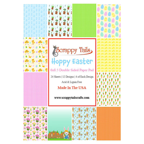 6X8.5 Hoppy Easter Designer Pattern Paper Pad