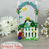 A7 Fence & Trellis Pop Up Card Metal Craft Die