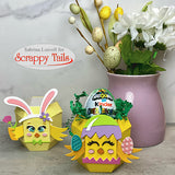 Easter Chicks Add-On Die for A7 Pumpkin Pop Up Card Die