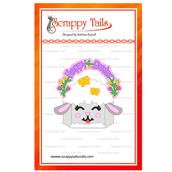 Easter Lamb Add-On Die for A7 Pumpkin Pop Up Card Die