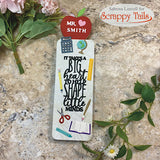 Teacher Appreciation Bookmark Metal Craft Die