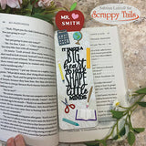 Teacher Appreciation Bookmark Metal Craft Die