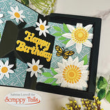 Stitched Daisy Blooms Metal Craft Die