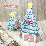 A7 Retro Christmas Tree Metal Craft Die