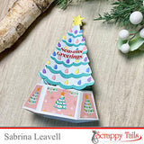 A7 Retro Christmas Tree Metal Craft Die