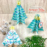 A7 Retro Christmas Tree Metal Craft Die