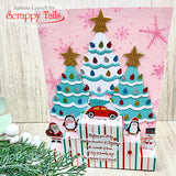 A7 Retro Christmas Tree Metal Craft Die