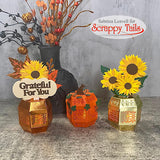 A7 Pumpkin Pop Up Card Metal Craft Die