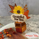 A7 Pumpkin Pop Up Card Metal Craft Die