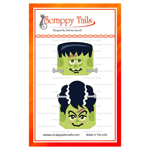 Frankenstein Add-On for A7 Pumpkin Pop Up Card Metal Craft Die