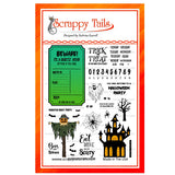 Scary Halloween Party Card Kit