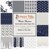 6x6 Winter Flurries Pattern Paper Pad