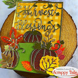 A7 Harvest Blessings Cover Plate Metal Craft Die