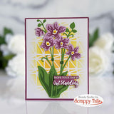 Layered Orchid Metal Craft Die