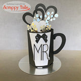 A7 Coffee Mug Pop Up Card Metal Craft Die