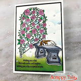 Rose Trellis 6x8 Stamp Set