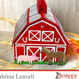 A7 Barn Pop Up Card Metal Craft Die