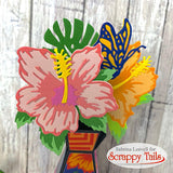 Layered Hibiscus Metal Craft Die