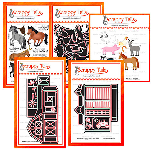 Save 5% A7 Barn Bundle Pop Up Card Metal Craft Die